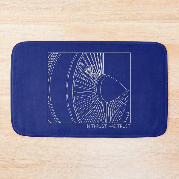 Item preview, In Thrust We Trust - Airplane Jet Engine Minimalist design designed and sold by Ikaroots.