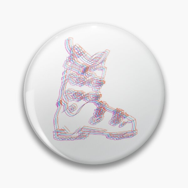 Item preview, Glitchy Ski Boot 1 designed and sold by meghan-tyrrell.