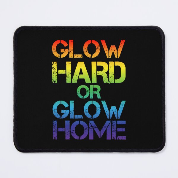 Item preview, glow hard or glow home cute letters designed and sold by gabicoutodesign.
