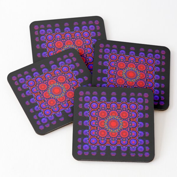 Item preview, 3D Fractal Art - Square Mandala designed and sold by Fractal-Graphic.