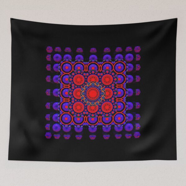 Item preview, 3D Fractal Art - Square Mandala designed and sold by Fractal-Graphic.