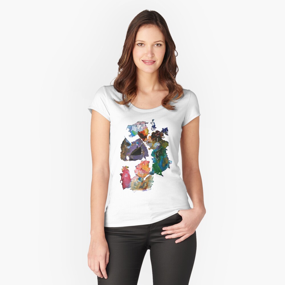 Item preview, Fitted Scoop T-Shirt designed and sold by Muyiwa.