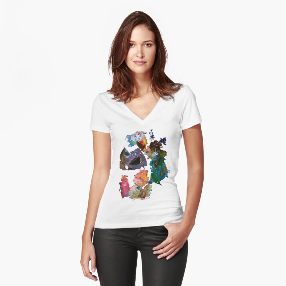 Item preview, Fitted V-Neck T-Shirt designed and sold by Muyiwa.