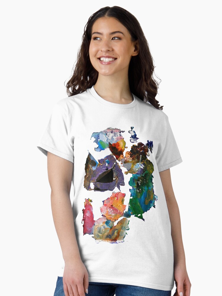 Thumbnail 1 of 7, Classic T-Shirt, Abstract Left Over No 1 designed and sold by Muyiwa.