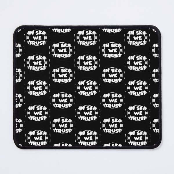 Item preview, IN SKA WE TRUST - retro Ska 2Tone design designed and sold by ModSupporters.