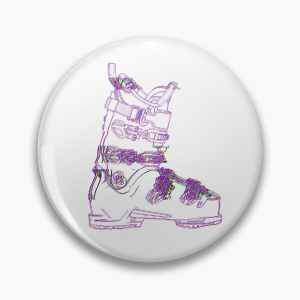 Item preview, Glitchy Ski Boot 2 designed and sold by meghan-tyrrell.