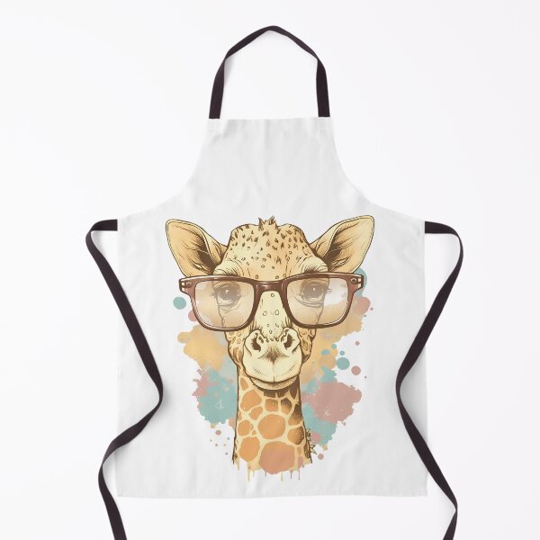 Item preview, A cute girafe with glasses designed and sold by Melcu.