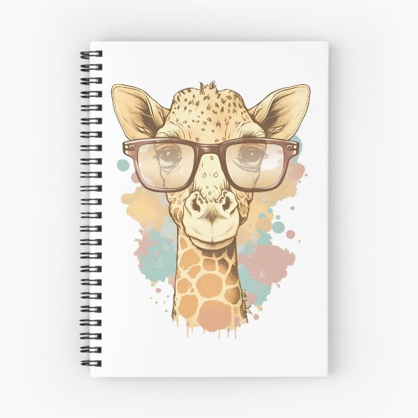 Artikelvorschau, Eine süße Giraffe mit Brille entworfen und verkauft von Melcu.