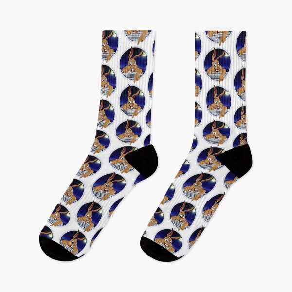 Item preview, Funny rabbit on full moon designed and sold by soebekhi.