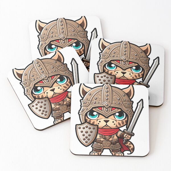 Item preview, Cute jaguar samurai designed and sold by VisionaryMX.