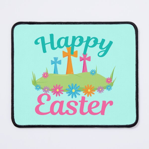 Item preview, Happy Easter Religious Flowers Crosses designed and sold by Epic Love Designs.