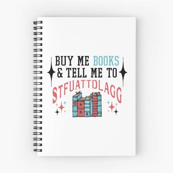 Item preview, Buy Me Books And Tell Me To Stfuattdlagg Sticker funny for book lovers designed and sold by zackwork.
