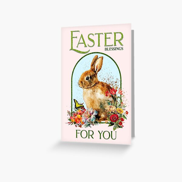 Item preview, Easter Blessings Greeting Card designed and sold by Rich Summers Art.