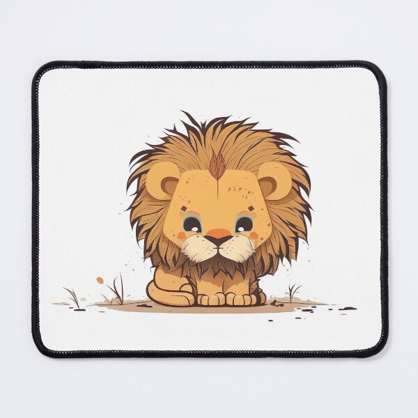 Item preview, kawaii chibi cute lion designed and sold by ChibiInstant.