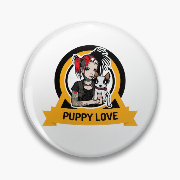 Item preview, Puppy Love Sticker designed and sold by Revjock.