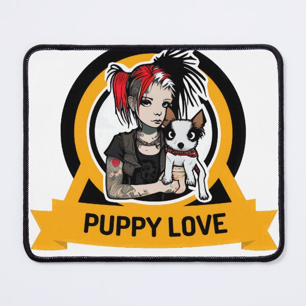 Item preview, Puppy Love Sticker designed and sold by Revjock.