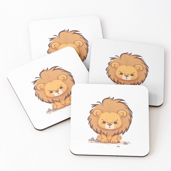 Item preview, kawaii chibi cute lion designed and sold by ChibiInstant.