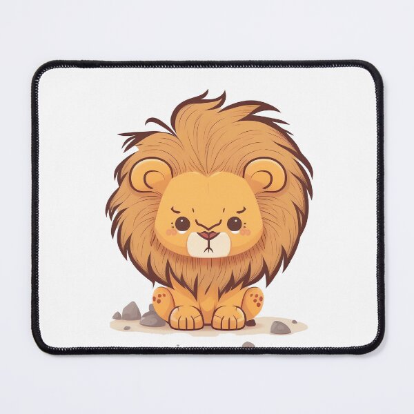 Item preview, kawaii chibi cute lion designed and sold by ChibiInstant.