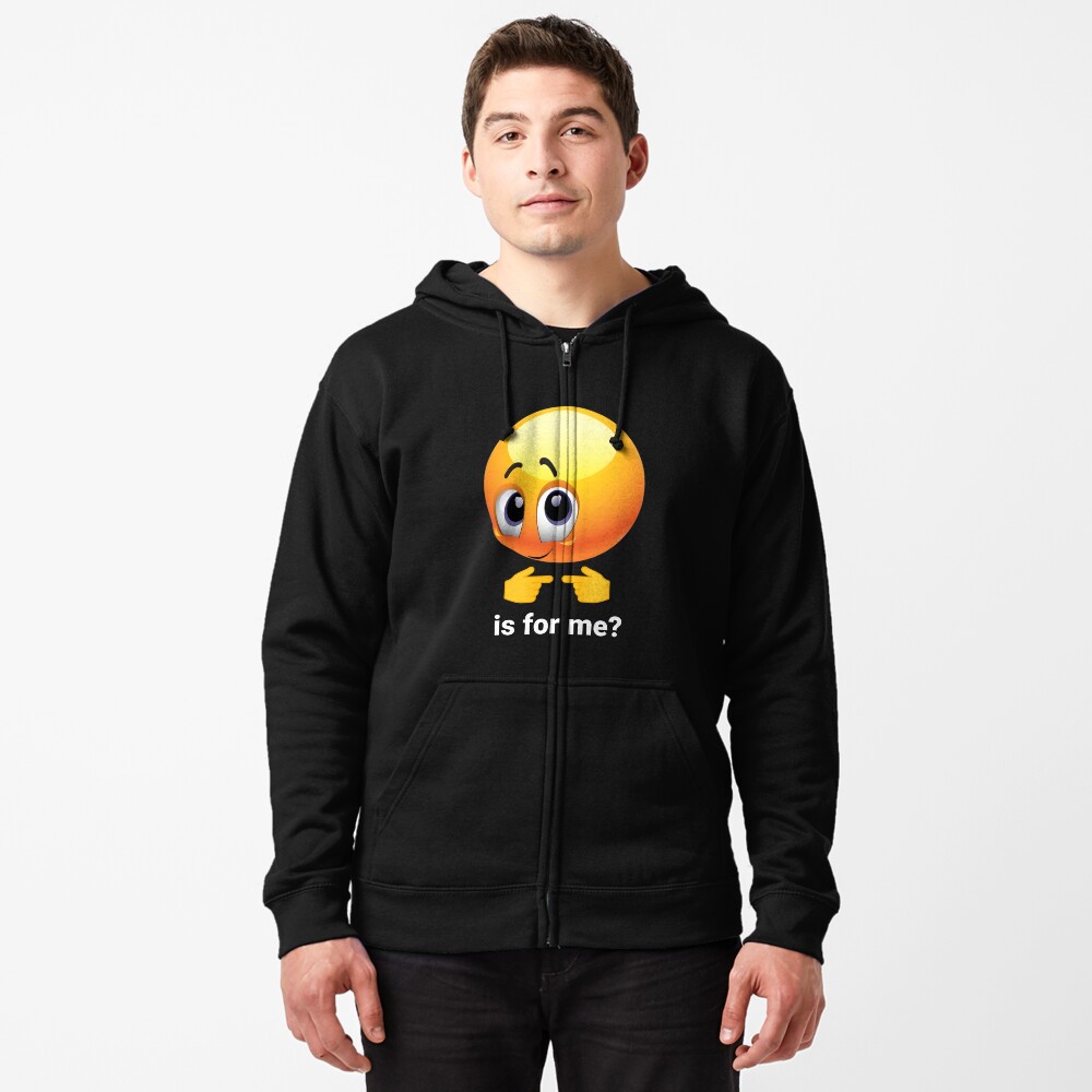 Meme Enjoyer Funny Moai Emoji - Funny Quotes - Hoodie