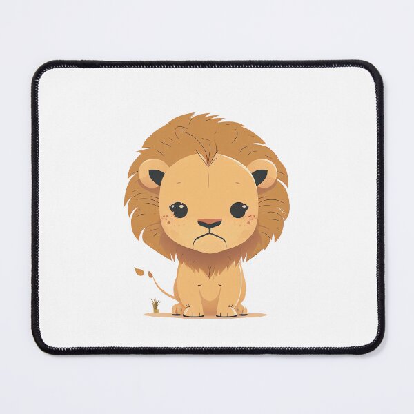 Item preview, kawaii chibi cute lion designed and sold by ChibiInstant.