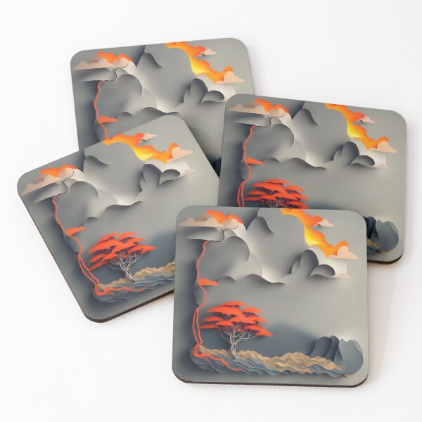 Item preview, Storm Sky in Paper art style designed and sold by FormFinder.