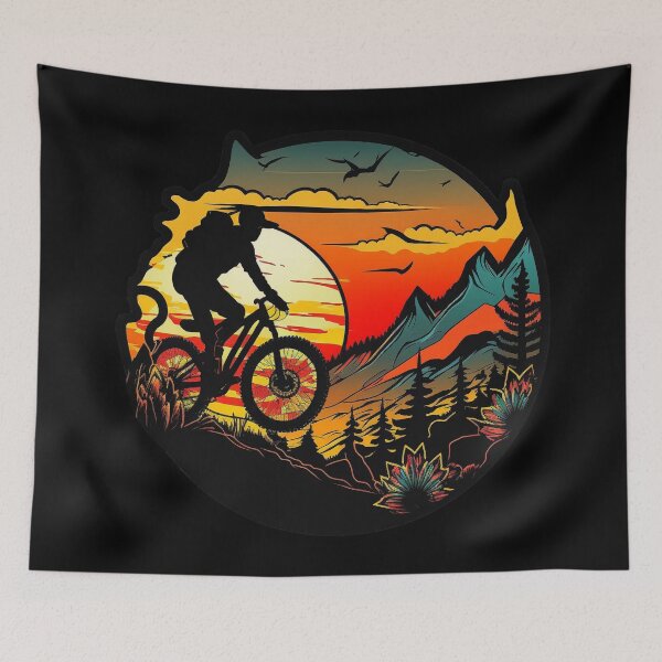 Item preview, MTB Vibrant Trail designed and sold by Kit-Tees.