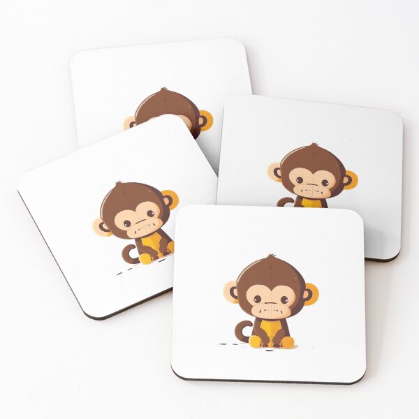 Item preview, Cute kawaii chibi monkey designed and sold by ChibiInstant.