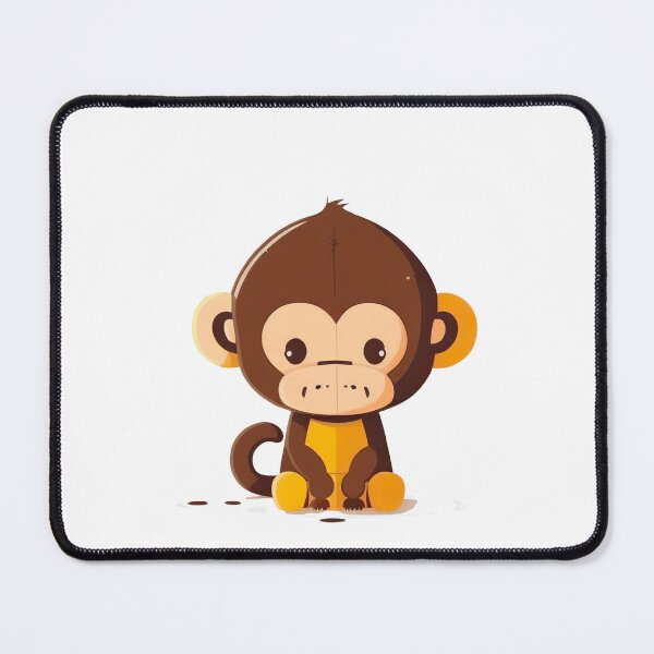 Item preview, Cute kawaii chibi monkey designed and sold by ChibiInstant.