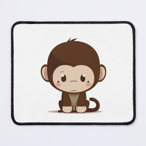 Item preview, Cute kawaii chibi monkey designed and sold by ChibiInstant.