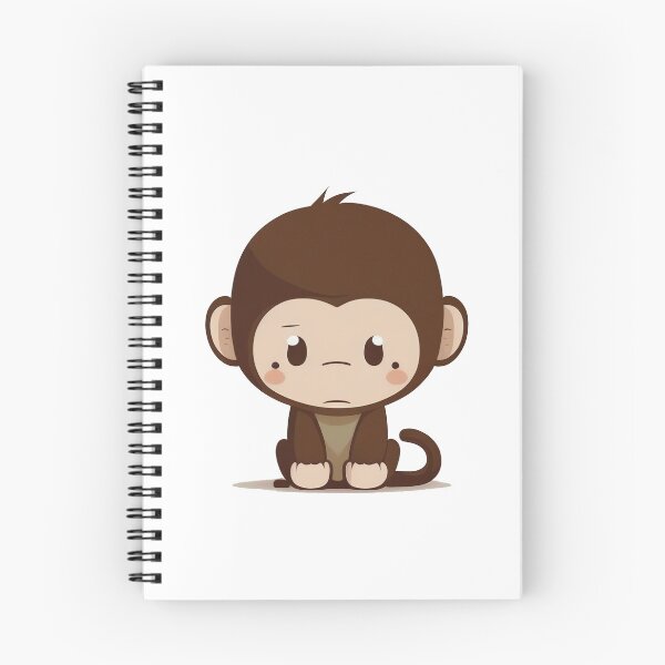 Item preview, Cute kawaii chibi monkey designed and sold by ChibiInstant.