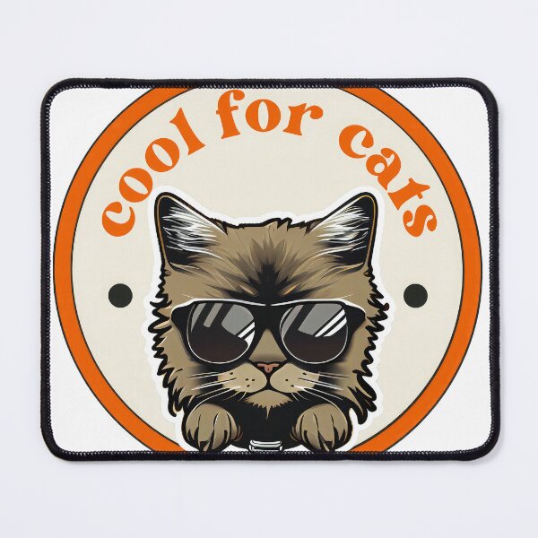 Item preview, Cool For Cats Sticker designed and sold by Revjock.