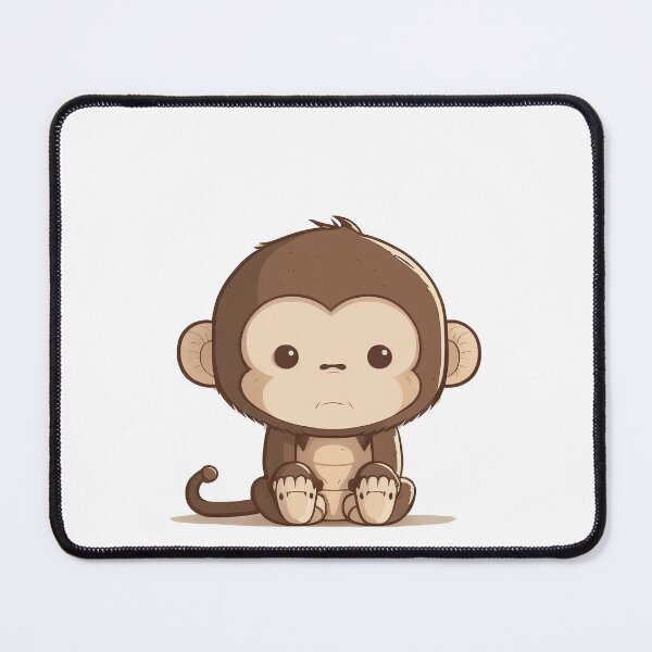 Item preview, Cute kawaii chibi monkey designed and sold by ChibiInstant.