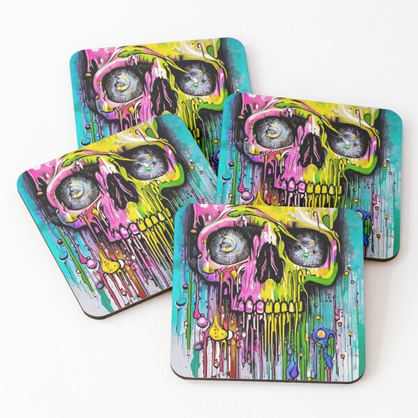 Aperçu de l'œuvre Drippy Skull créée et vendue par Firefly Imaginarium.
