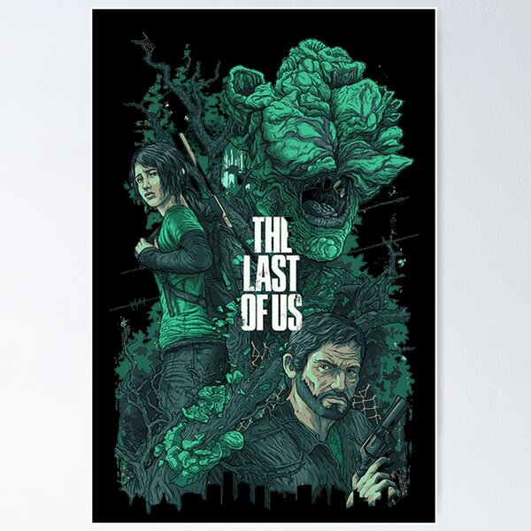 The Last of Us - Clicker cartoon/comic ver. (with TLOU logo) Poster for  Sale by ShapedCube