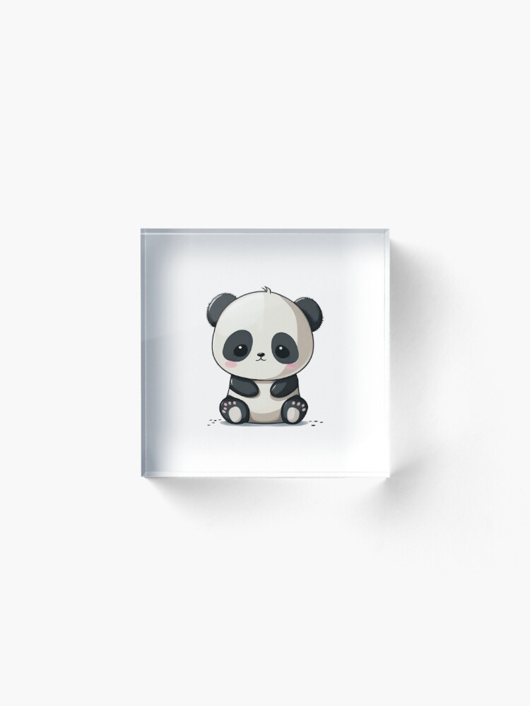 Kawaii chibi cute panda Poster by ChibiInstant