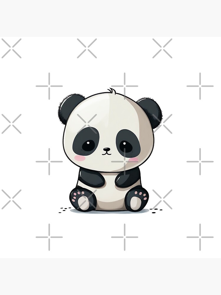 Kawaii chibi cute panda