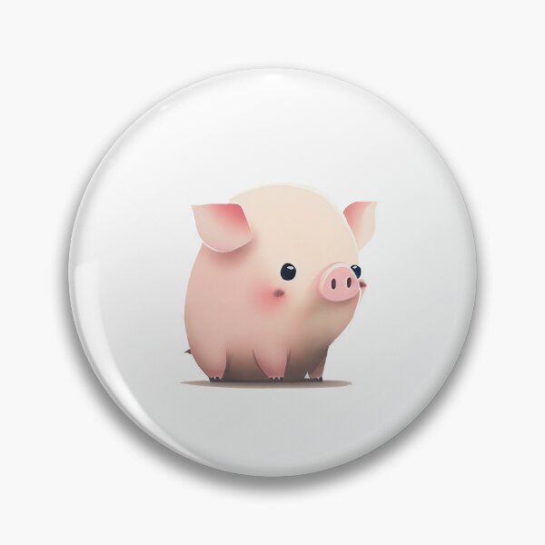Item preview, Cute kawaii chibi pig designed and sold by ChibiInstant.
