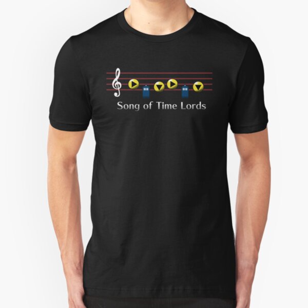 Song of Time Lords Slim Fit T-Shirt