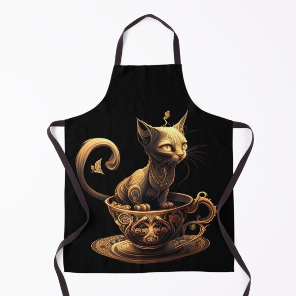 Item preview, coffee genie - cat designed and sold by Diamaber.