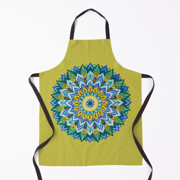 Item preview, Blue intricate Mandala ( Ajna chakra) designed and sold by Dharmandalaart.