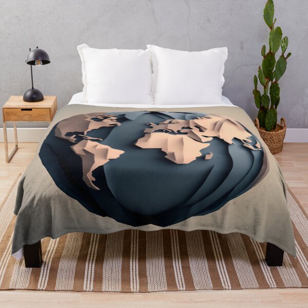 Item preview, Globe in Paper art style designed and sold by FormFinder.