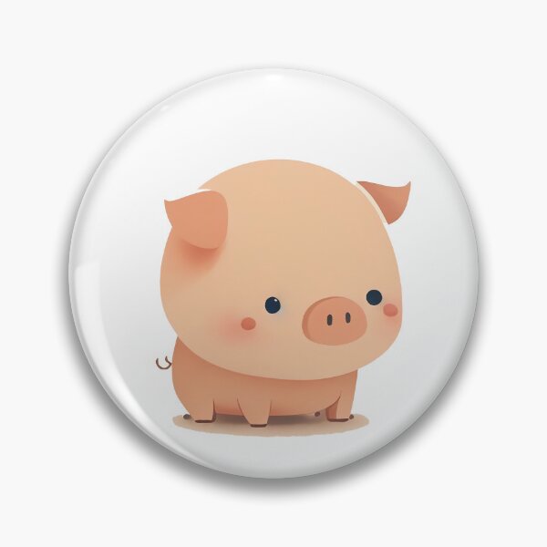 Item preview, Cute kawaii chibi pig designed and sold by ChibiInstant.