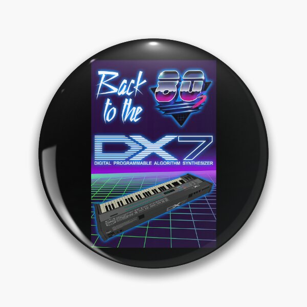 Item preview, DX7 Synthesizer FM 80's - Back to the 80s - 80s synth -  FM Synthesizer - Digital Programmable Algorithm Synthesizer - Synthwave -  Retrowave - New Wave - Synth Pop -  Vapor Wave - Neon designed and sold by RazzArt.