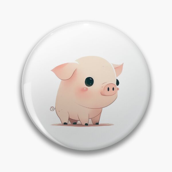 Item preview, Cute kawaii chibi pig designed and sold by ChibiInstant.