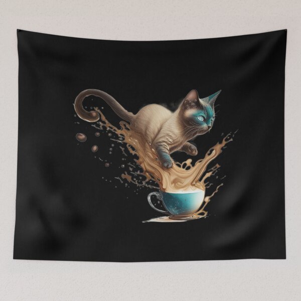 Item preview, coffee genie - cat designed and sold by Diamaber.