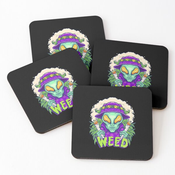 Item preview, Alein Smoking Weed designed and sold by reynoldkoli.