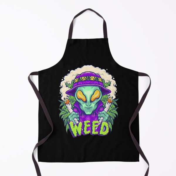Item preview, Alein Smoking Weed designed and sold by reynoldkoli.
