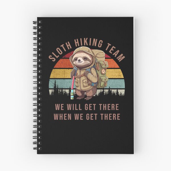 Item preview, Sloth Hiking Team - We will get there, when we get there, Funny Vintage designed and sold by picopy.