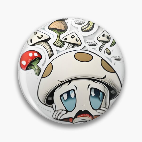 Item preview, Small cute and scared mushrooms designed and sold by V-A-H.