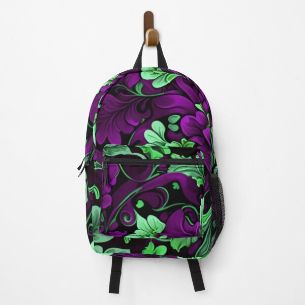 Item preview, Ornate Purple Sapphire and Prehnite Floral Design Pattern designed and sold by Healio2.